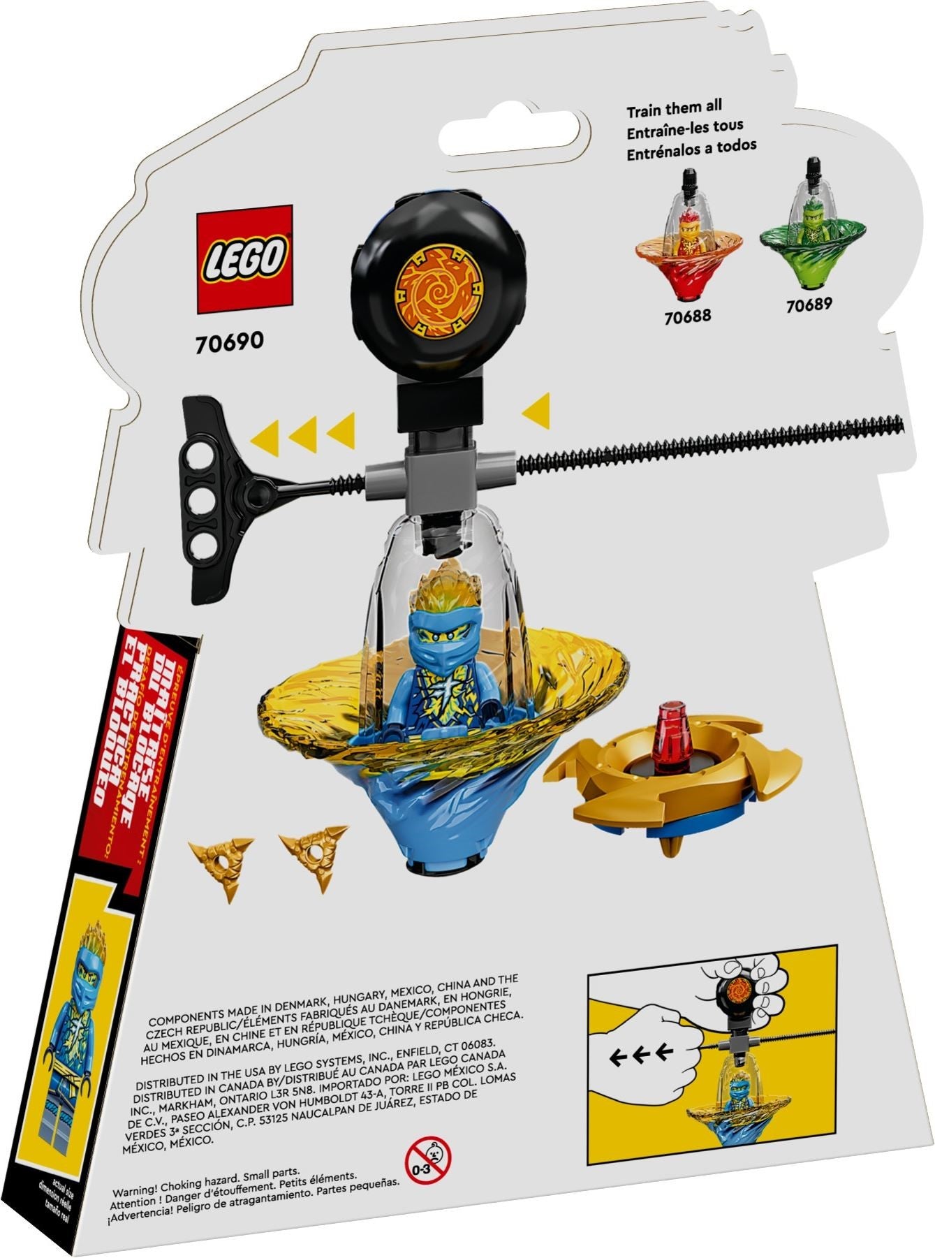 LEGO® NINJAGO Jay's Spinjitzu Ninja Training (Set 70690)