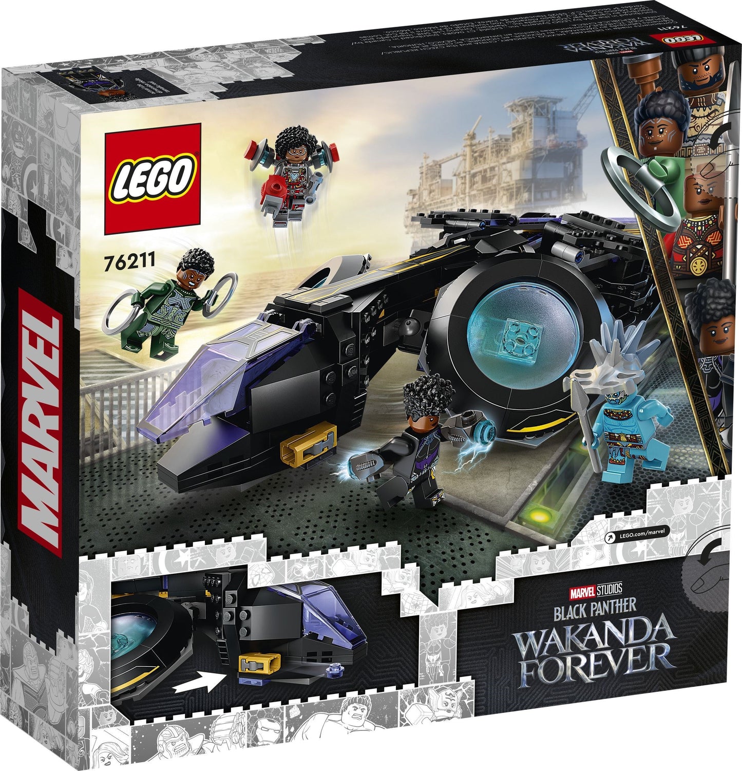 LEGO® Marvel Shuri's Sunbird (Set 76211)