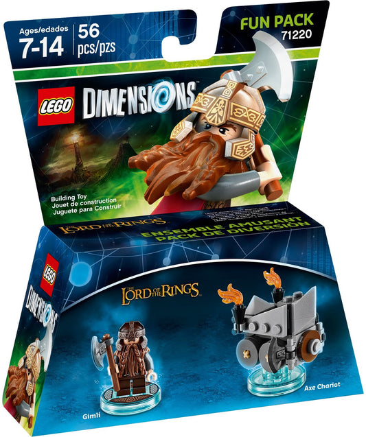 LEGO® Dimensions Fun Pack - The Lord of the Rings (Gimli and Axe Chariot) (Set 71220)